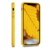 Tok Apple iPhone XR, szilikon, sárga, 49105.06