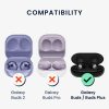 4 db cserehegy készlet Samsung Galaxy Buds/Galaxy Buds Plus fejhallgatóhoz, Kwmobile, fekete, szilikon, 49310.01