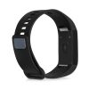 Szíj Xiaomi Amazfit Cor 1 / Amazfit Band 1 telefonhoz, kwmobile, szilikon, fekete, 49307.01