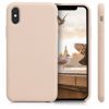 Apple iPhone X / iPhone XS tok, szilikon, bézs, 42495.154