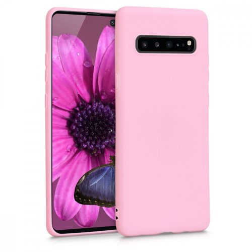 Samsung Galaxy S10 5G tok, szilikon, rózsaszín, 48900.151