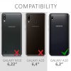 3 db védőfólia készlet Samsung Galaxy A10, Kwmobile, elülső, átlátszó, 49824.1 telefonhoz