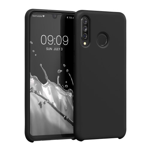 Huawei P30 Lite tok, szilikon, fekete, 47510.01