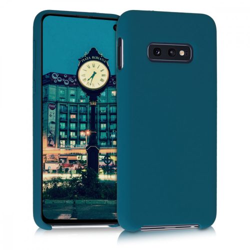 Samsung Galaxy S10e tok, szilikon, zöld, 47944.57