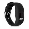 Garmin Vivofit 4, kwmobile, szilikon, fekete, 50976.04 szíj 2 db-os készlet