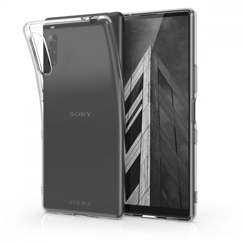 Sony Xperia L4 tok, szilikon, átlátszó, 51882.03