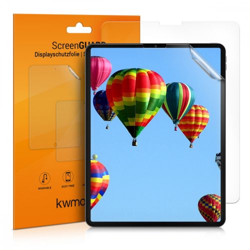 2 matt védőfólia készlet az Apple iPad Pro 12,9" (2020) tablethez, Kwmobile, átlátszó, műanyag, 52004.2