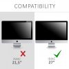 Borító Apple iMac 27"/iMac Pro 27" monitorhoz, Kwmobile, fekete/fehér, textil, 52100.01