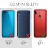 Motorola Moto E6s (2020) borítója, textil, fekete, 52180.01