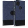 Tok Google Pixel 4a telefonhoz, textil, kék, 52250.17