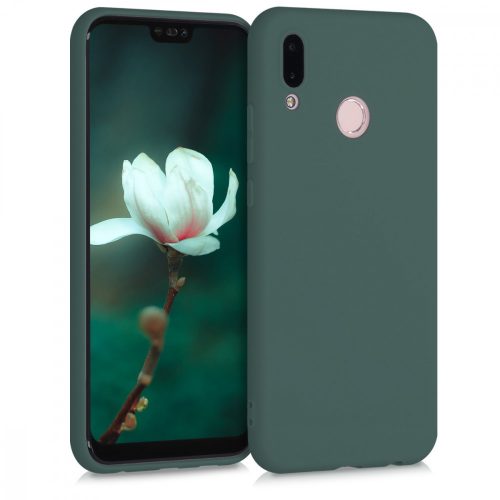 Huawei P20 Lite tok, szilikon, zöld, 44358.171