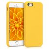 Apple iPhone 5 / iPhone 5s / iPhone SE tok, szilikon, sárga, 42766.165