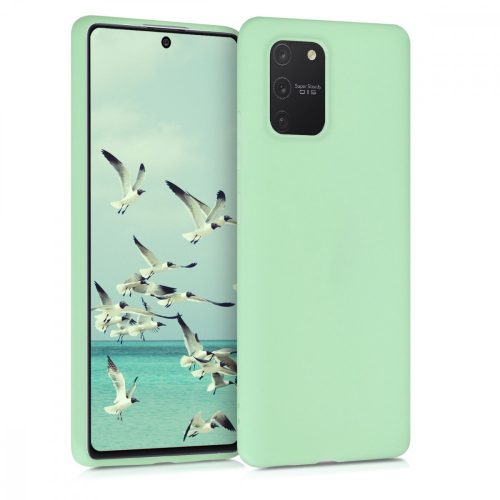 Samsung Galaxy S10 Lite tok, szilikon, zöld, 51407.176