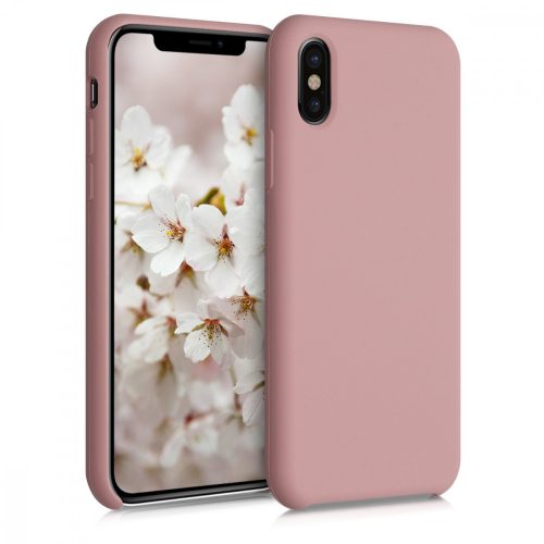 Apple iPhone X / iPhone XS tok, szilikon, lila, 42495.193