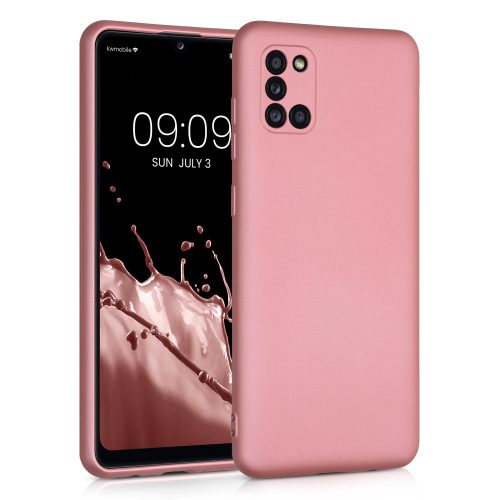 Samsung Galaxy A31 tok, szilikon, rózsaszín arany, 52938.31