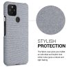 Borító a Google Pixel 5 telefonhoz, textil, szürke, 52433.25