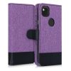 Borító a Google Pixel 4a telefonhoz, textil, lila, 52250.38