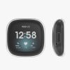 2 db-os burkolat Fitbit Versa 3 / Sense készülékhez, szilikon, fekete, 53390.02