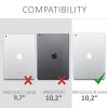 Tok Apple iPad 10,2" (2020)/iPad 10,2" (2021) tablethez, Kwmobile, átlátszó, szilikon, 53430.03