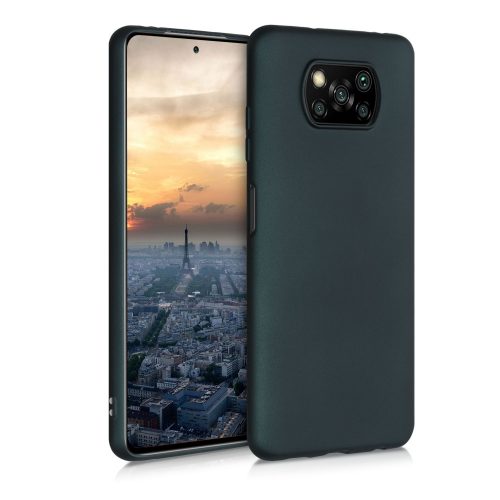 Xiaomi Poco X3 (NFC) burkolat, szilikon, zöld, 53483.14