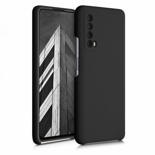 Huawei P Smart tok (2021), szilikon, fekete, 53632.47