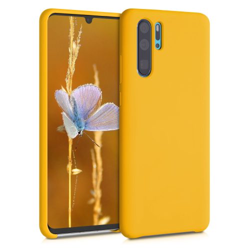 Huawei P30 Pro tok, szilikon, narancs, 47423.180