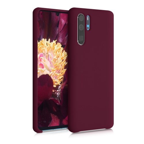 Huawei P30 Pro burkolat, szilikon, piros, 47423.190