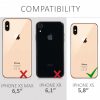 Apple iPhone X / iPhone XS tok, szilikon, kék, 46313.186