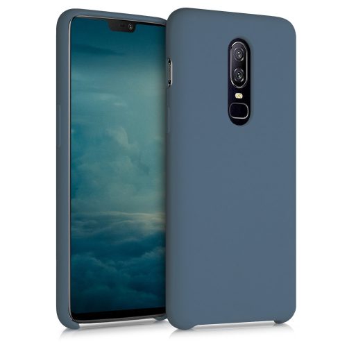 OnePlus 6 borítója, szilikon, kék, 46122.202