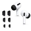 6 darab cserefej készlet Apple AirPods Pro fejhallgatóhoz, Kwmobile, fekete, szilikon, 51555.01