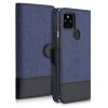 Tok Google Pixel 4a 5G telefonhoz, textil, kék, 53776.17