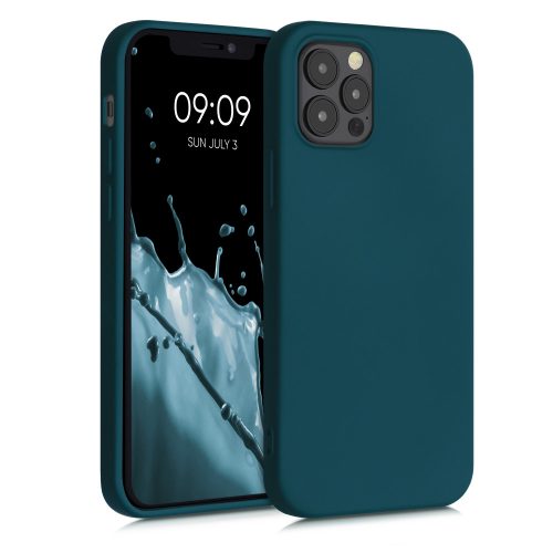 Tok Apple iPhone 12 / iPhone 12 Pro telefonhoz, szilikon, zöld, 53844.57