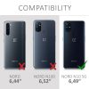 OnePlus Nord N10 5G tok, szilikon, fekete, 53890.01