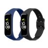 2 db pánt készlet Samsung Galaxy Fit 2 telefonhoz, kwmobile, szilikon, kék/fekete, 53962.02