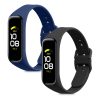 2 db pánt készlet Samsung Galaxy Fit 2 telefonhoz, kwmobile, szilikon, kék/fekete, 53962.02