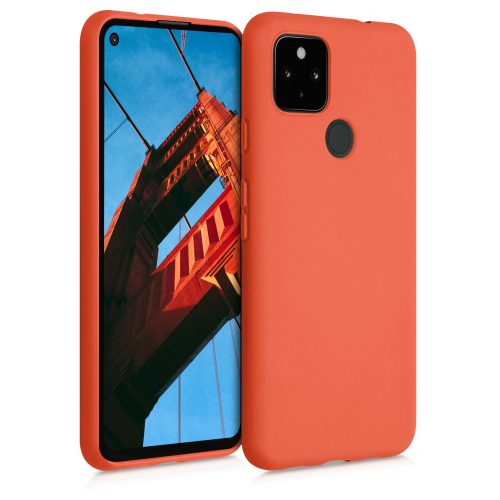 Tok a Google Pixel 4a 5G telefonhoz, szilikon, piros, 51727.164