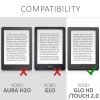 Kobo Glo HD / Touch 2.0 tok, textil, szürke, 51512.02