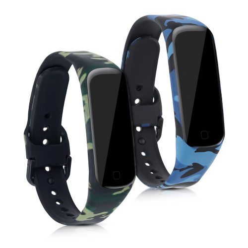 2 db pánt készlet Samsung Galaxy Fit 2, kwmobile, szilikon, többszínű, 54205.01 telefonhoz