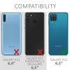 3 db védőfólia készlet Samsung Galaxy A12, kwmobile, elülső, átlátszó, 54211.1 telefonhoz