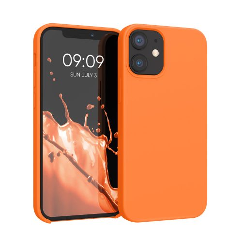 Tok Apple iPhone 12 Minihez, szilikon, narancssárga, 52640.150