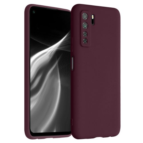 Huawei P40 lite 5G burkolat, szilikon, piros, 52529.190