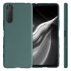 Borító Sony Xperia 5 II telefonhoz, szilikon, zöld, 51531.171