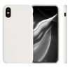 Apple iPhone X / iPhone XS tok, szilikon, krém, 42495.16