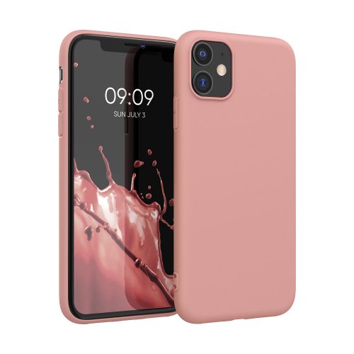 Apple iPhone 11 tok, szilikon, rózsaszín, 49787.193