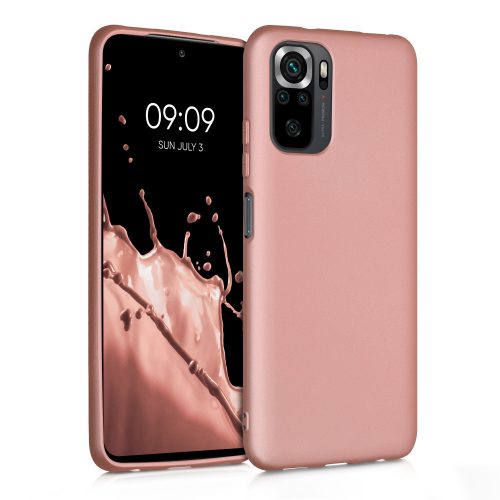 Xiaomi Redmi Note 10 / Redmi Note 10S tok, szilikon, rózsaszín arany, 54542.31