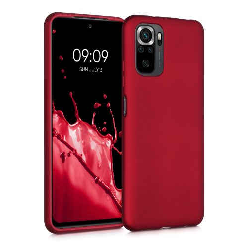 Xiaomi Redmi Note 10 / Redmi Note 10S tok, szilikon, piros, 54542.36