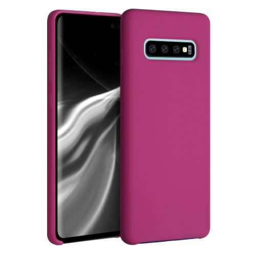 Samsung Galaxy S10 Plus tok, szilikon, rózsaszín, 49028.213, kwmobile