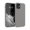 Tok Apple iPhone 12 / iPhone 12 Pro telefonhoz, szilikon, szürke, 53938.155