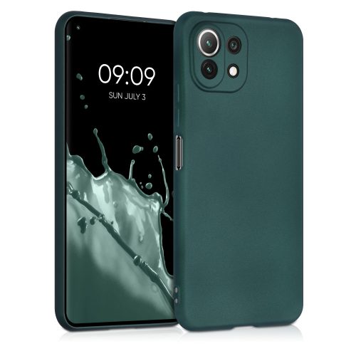 Xiaomi Mi 11 Lite 5G tok, szilikon, zöld, 54727.14