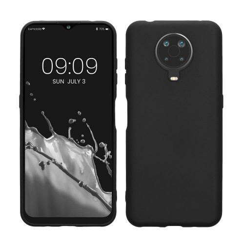 Nokia G20 / G10 tok, szilikon, fekete, 54847.01, kwmobile